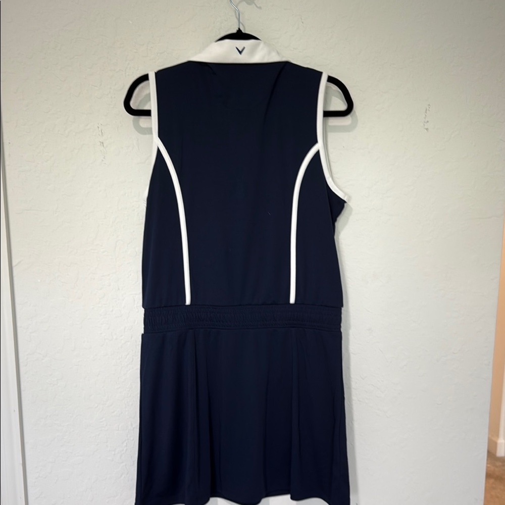 Callaway Navy and White Midi Dress - Picture 10 of 12